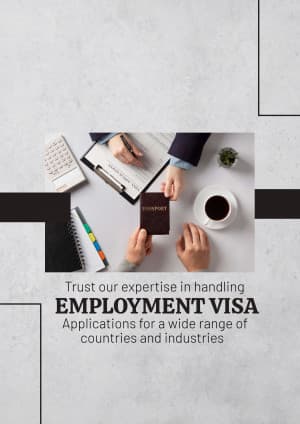 Employment visa template