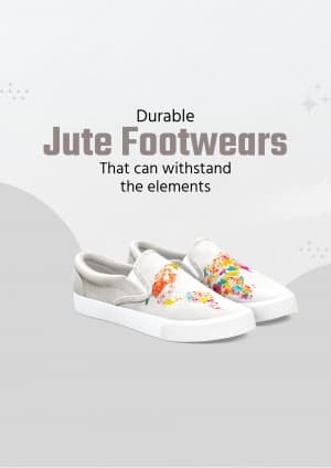 Jute Footwears flyer