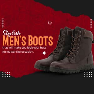 Men Boots marketing post