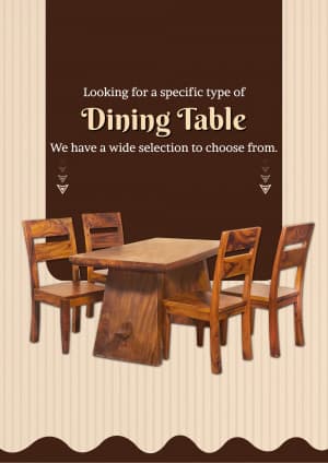 Dining Table promotional post