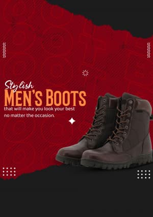 Men Boots flyer