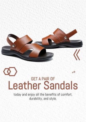 Leather Sandals template