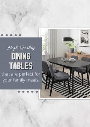 Dining Table business flyer