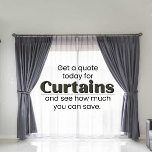 Curtains business template