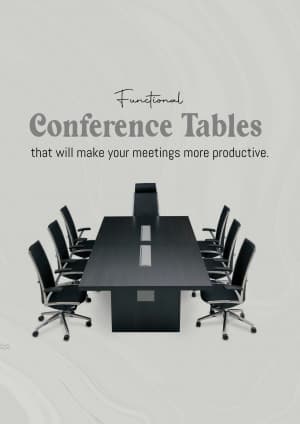 Conference Table business flyer