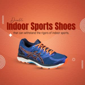 Indoor Sports Shoes flyer