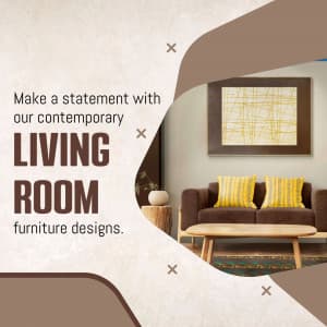 Living Room Furniture promotional template