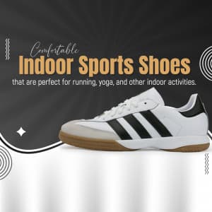 Indoor Sports Shoes poster