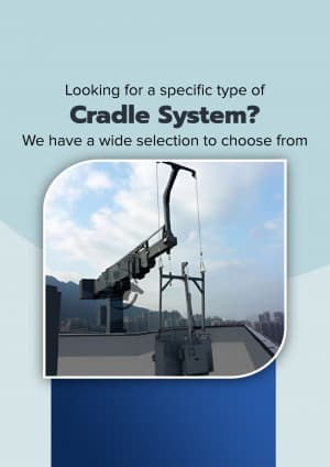 Cradle System marketing poster