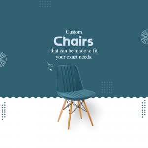 Chair promotional template