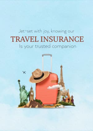 Travel insurance facebook ad