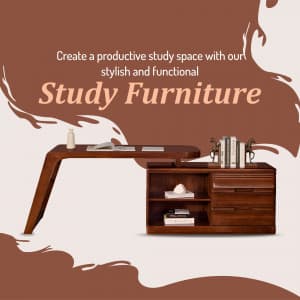 Study Furniture marketing poster