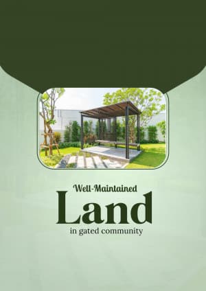 Land marketing poster
