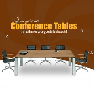 Conference Table marketing poster