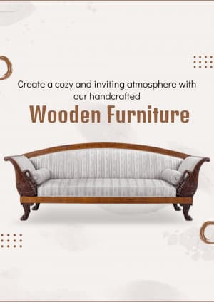 Wooden Furniture business banner