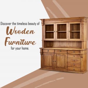 Wooden Furniture business flyer