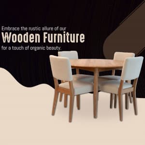 Wooden Furniture marketing post