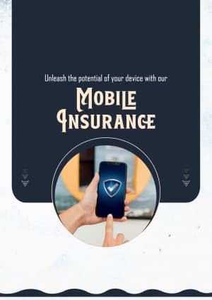 Mobile insurance promotional post