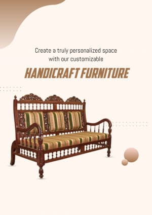 Handicraft Furniture marketing post