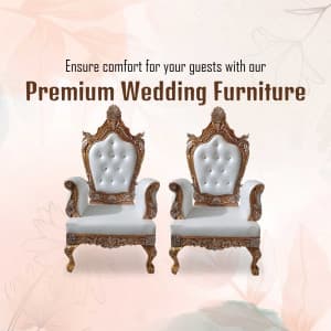 Wedding Furniture promotional post