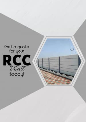 RCC Wall promotional template