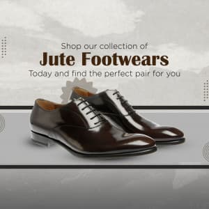Jute Footwears promotional template