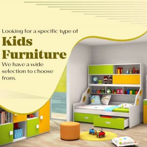 Kids Furniture business flyer