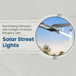 Solar Street Light business flyer