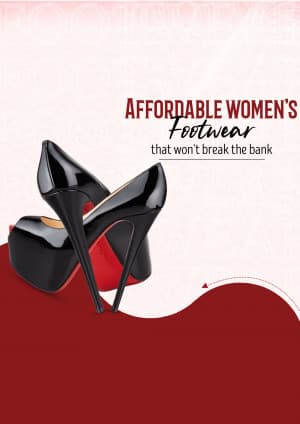 Women's Footwear marketing post