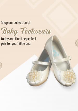 Baby Footwears marketing poster