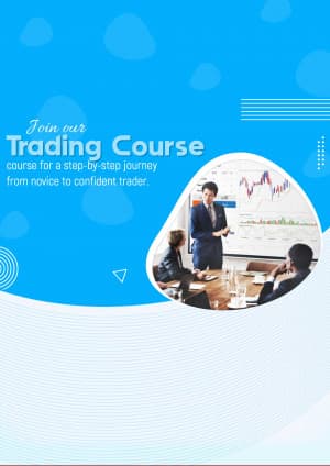 Trading Course marketing poster