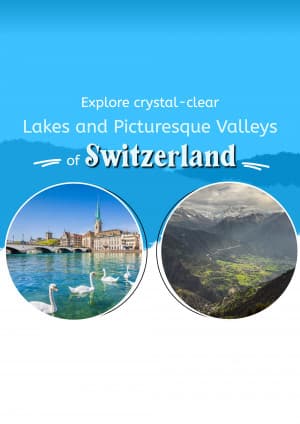 Switzerland promotional template