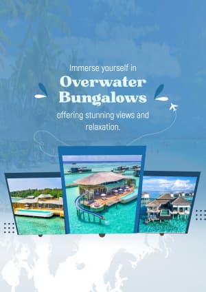 Maldives promotional template
