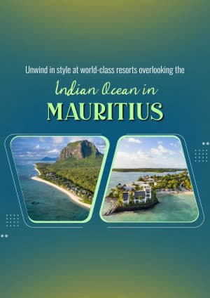 Mauritius promotional poster