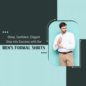 Men Formal Shirts business template