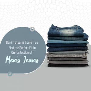 Men Jeans business template