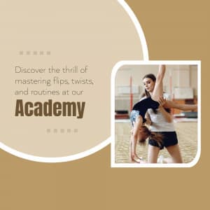 Gymnastics Academies marketing post
