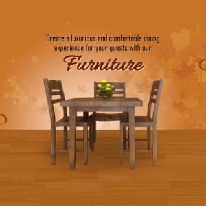Hotel & Restaurant Furniture business template