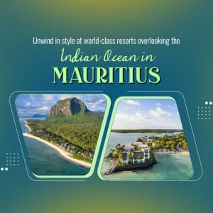 Mauritius promotional template