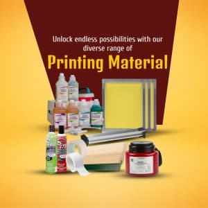 Printing Material template