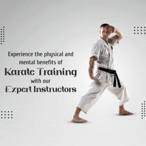 Karate Academies business template