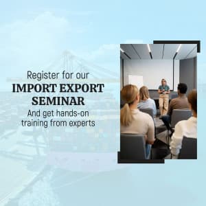 Conferences/Seminars/Webinar flyer