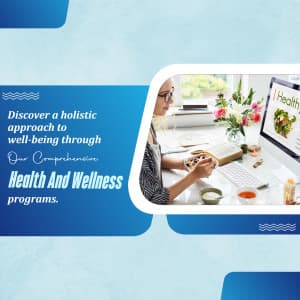 Health And Wellness promotional post