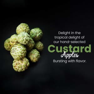 Custard Apple business flyer