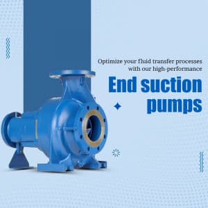 End suction pump business post