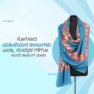 Women Shawls promotional post