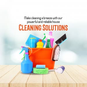 House Cleaning Products promotional poster
