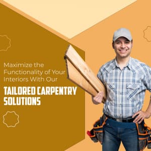 Carpenter business flyer