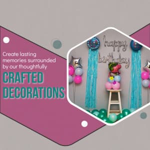 Birthday Decorations marketing post