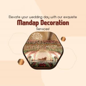 mandap decoration poster